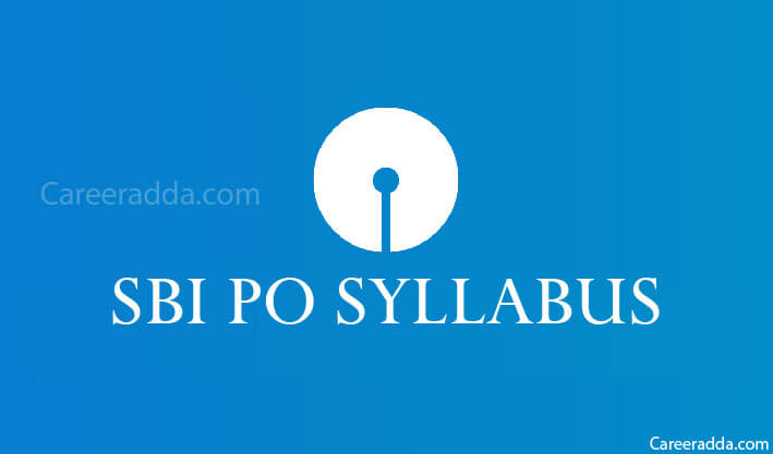 SBI PO Syllabus