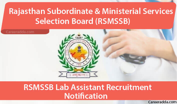 RSMSSB Lab Assistant Recruitment