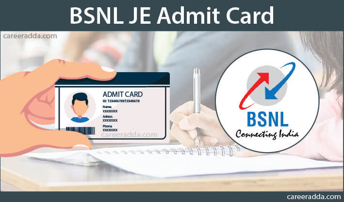 BSNL JE Admit card